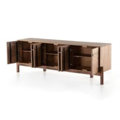 Four Hands Reza Media Console -Grayson-Living Four Hands Reza Media Console Smoked Honey 108962 001 3
