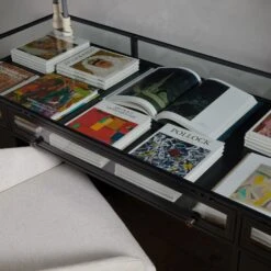 Four Hands Shadow Box Executive Desk -Grayson-Living Four Hands Shadow Box Executive Desk 12