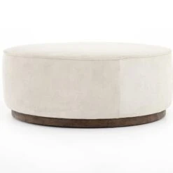 Four Hands Sinclair Large Round Ottoman 35 Four Hands Sinclair Large Round Ottoman -Grayson-Living Four Hands Sinclair Large Round Ottoman 16