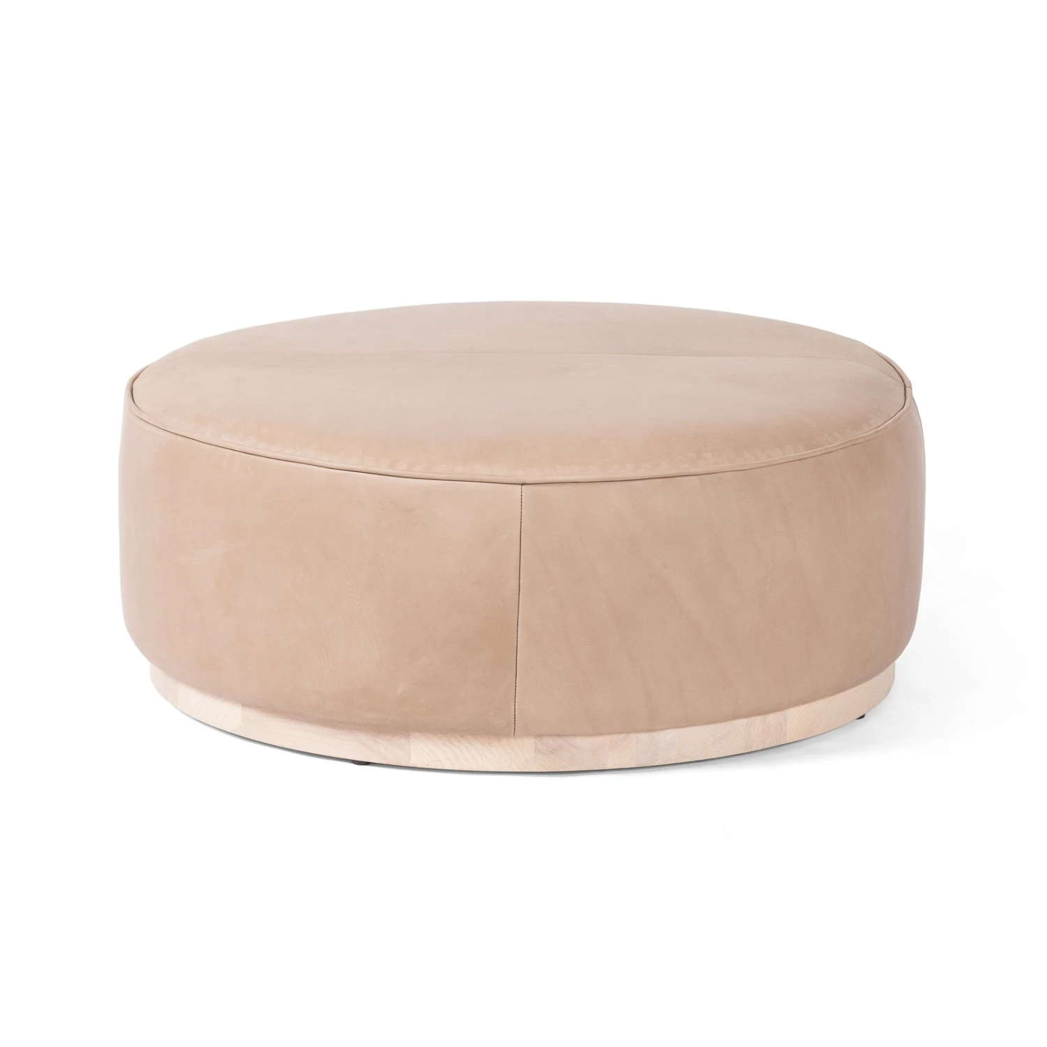 Four Hands Sinclair Large Round Ottoman 3 Four Hands Sinclair Large Round Ottoman - Image 3