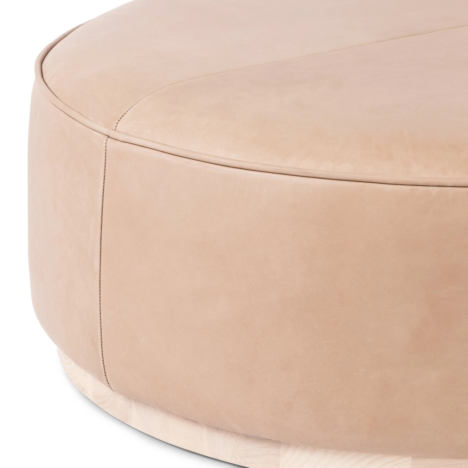 Four Hands Sinclair Large Round Ottoman 5 Four Hands Sinclair Large Round Ottoman - Image 5