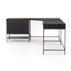 Four Hands Trey L-Shaped Desk System With Filing Cabinet 29 Four Hands Trey L-Shaped Desk System With Filing Cabinet -Grayson-Living Four Hands Trey Desk System With Filing Cabinet 17