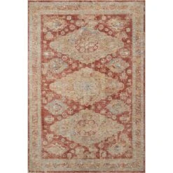 Loloi Gaia GAA-02 Gold / Brick Rug MDP