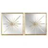 John Richard Set Of Two Star-Crossed Circle And Diamond Wall Art