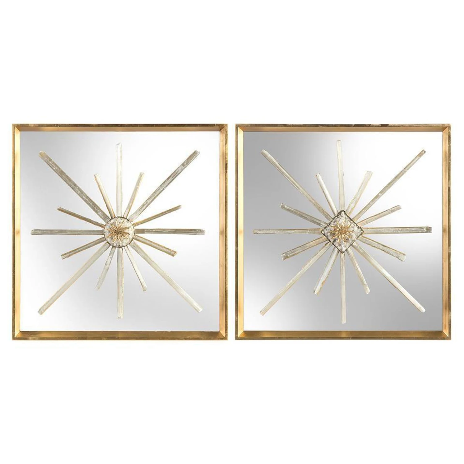 John Richard Set Of Two Star-Crossed Circle And Diamond Wall Art 1 John Richard Set Of Two Star-Crossed Circle And Diamond Wall Art