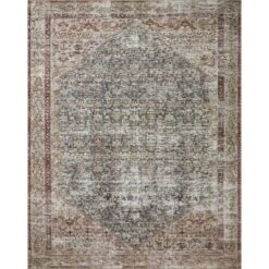 Amber Lewis Georgie Teal / Antique Rug DC10