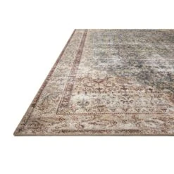 Amber Lewis Georgie Teal / Antique Rug DC10 17 Amber Lewis Georgie Teal / Antique Rug DC10 -Grayson-Living GEORGER 04TEAN 18