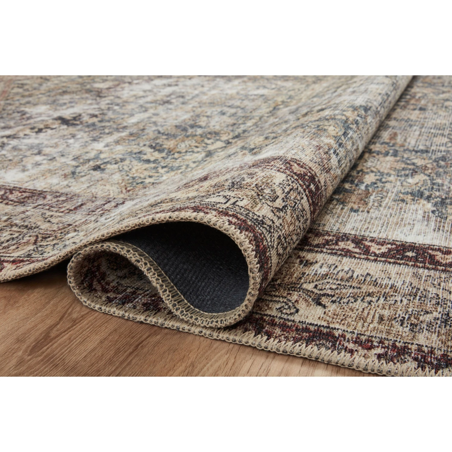 Amber Lewis Georgie Teal / Antique Rug DC10 9 Amber Lewis Georgie Teal / Antique Rug DC10 - Image 9