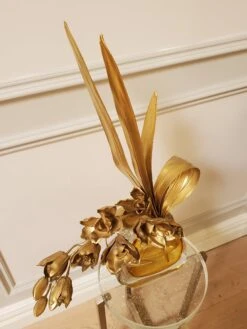 John Richard Gold Botanical / Vase Display Floor Sample -Grayson-Living GoldBotanical Angled