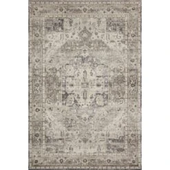 Loloi II Hathaway HTH-05 Steel / Ivory Rug DC10