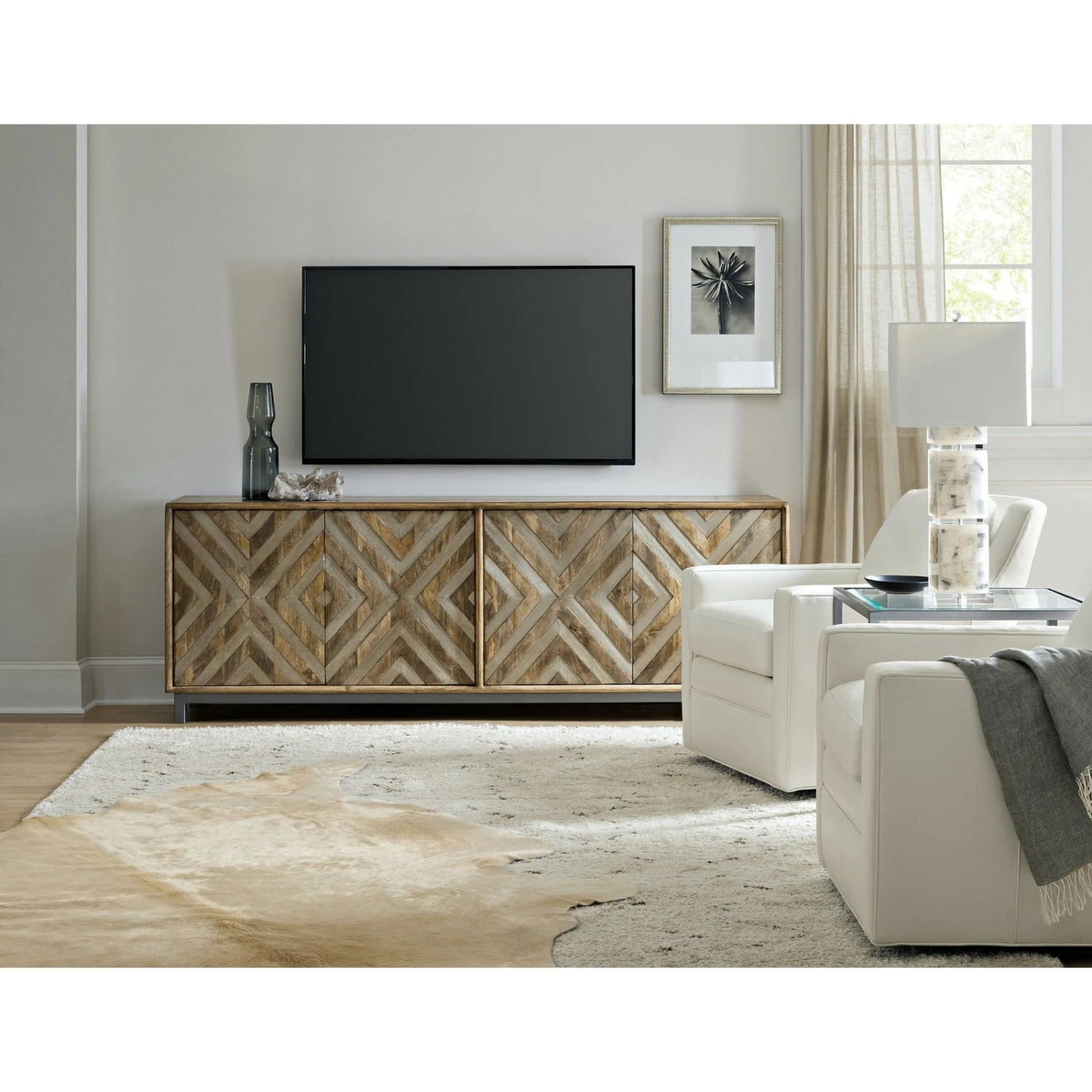 Hooker Furniture Four Door Entertainment Console 2 Hooker Furniture Four Door Entertainment Console - Image 2