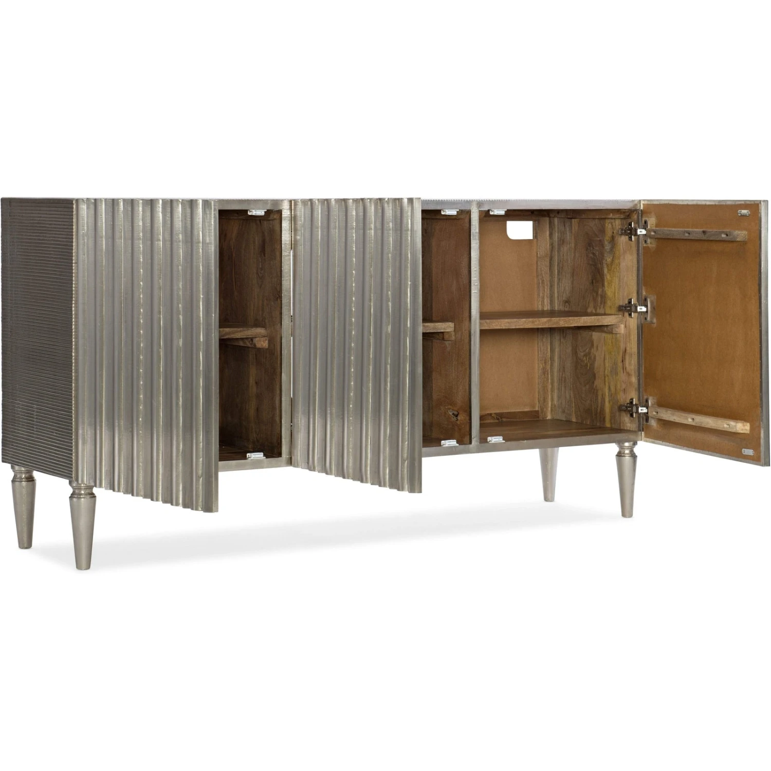 Hooker Furniture 5637-55 German Silver Console MDP 3 Hooker Furniture 5637-55 German Silver Console MDP - Image 3