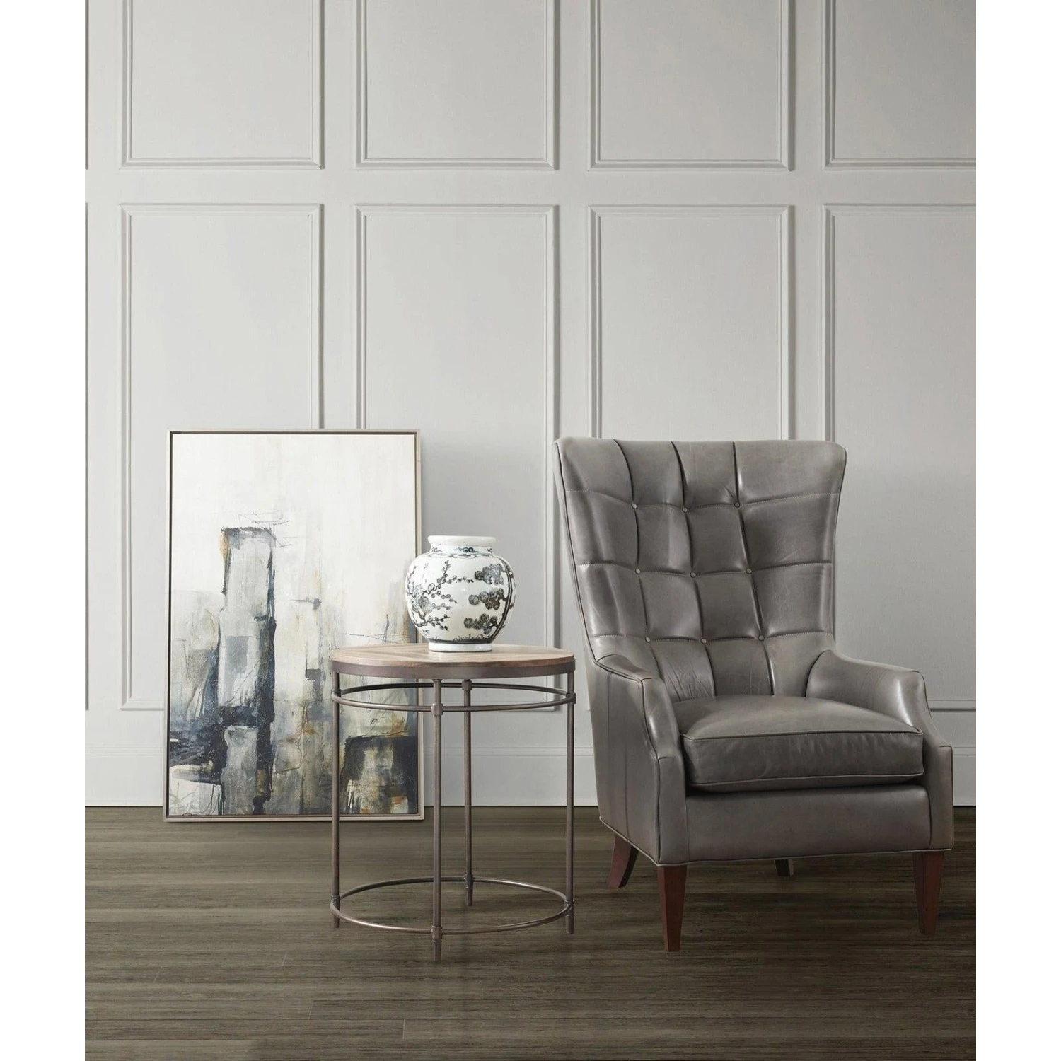 Hooker Furniture St. Armand Round End Table 2 Hooker Furniture St. Armand Round End Table - Image 2