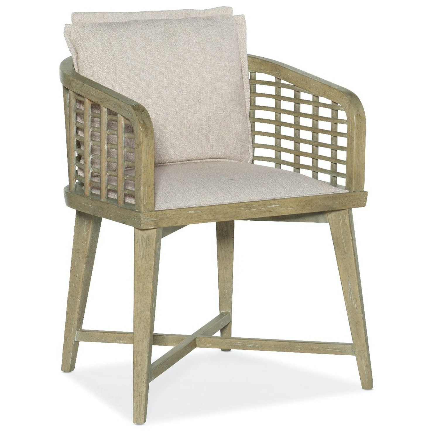 Hooker Furniture Surfrider Barrel Back Chair MDP 1 Hooker Furniture Surfrider Barrel Back Chair MDP