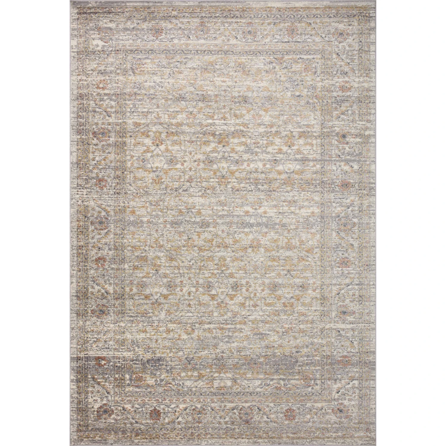 Loloi Indra INA-01 Stone / Multi Rug MDP 1 Loloi Indra INA-01 Stone / Multi Rug MDP