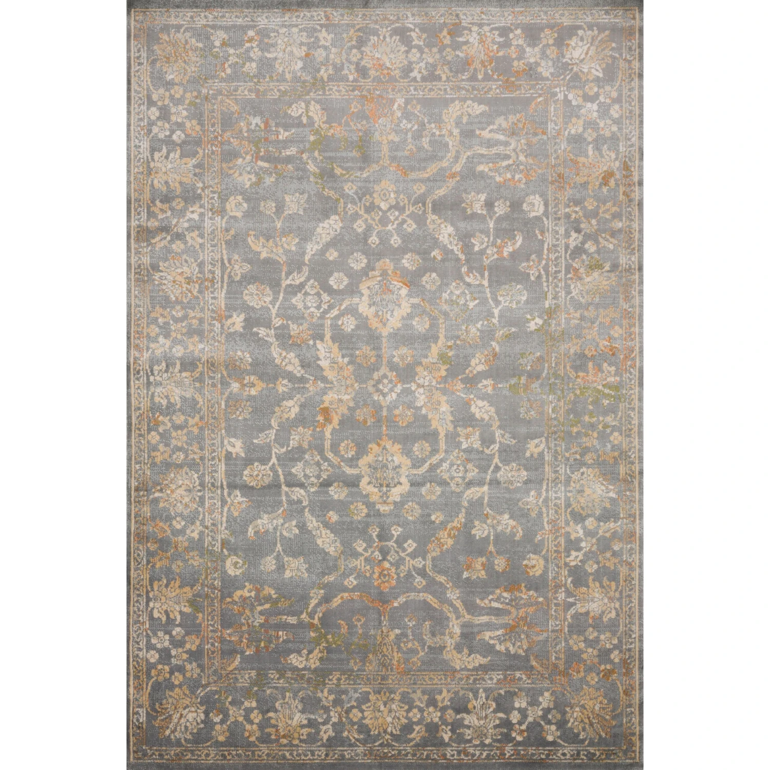 Loloi II Isadora ISA-05 Silver / Silver Rug DC10 1 Loloi II Isadora ISA-05 Silver / Silver Rug DC10