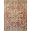 Loloi Javari JV-08 Berry / Sunrise Rug MDP