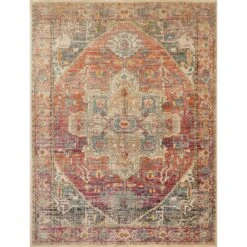 Loloi Javari JV-08 Berry / Sunrise Rug MDP