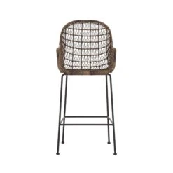 Four Hands Bandera Outdoor Woven Bar Stool 20 Four Hands Bandera Outdoor Woven Bar Stool -Grayson-Living JLAN 124A 2