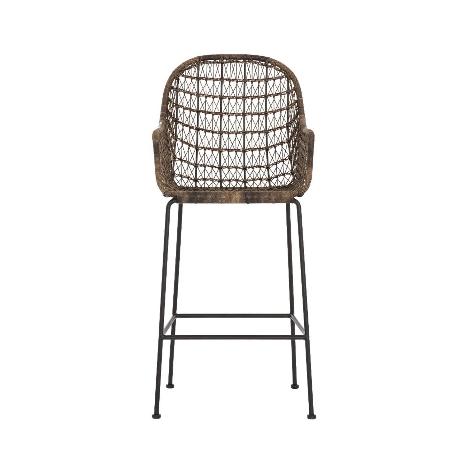 Four Hands Bandera Outdoor Woven Bar Stool 3 Four Hands Bandera Outdoor Woven Bar Stool - Image 3