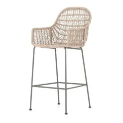 Four Hands Bandera Outdoor Woven Bar Stool 27 Four Hands Bandera Outdoor Woven Bar Stool -Grayson-Living JLAN 124B