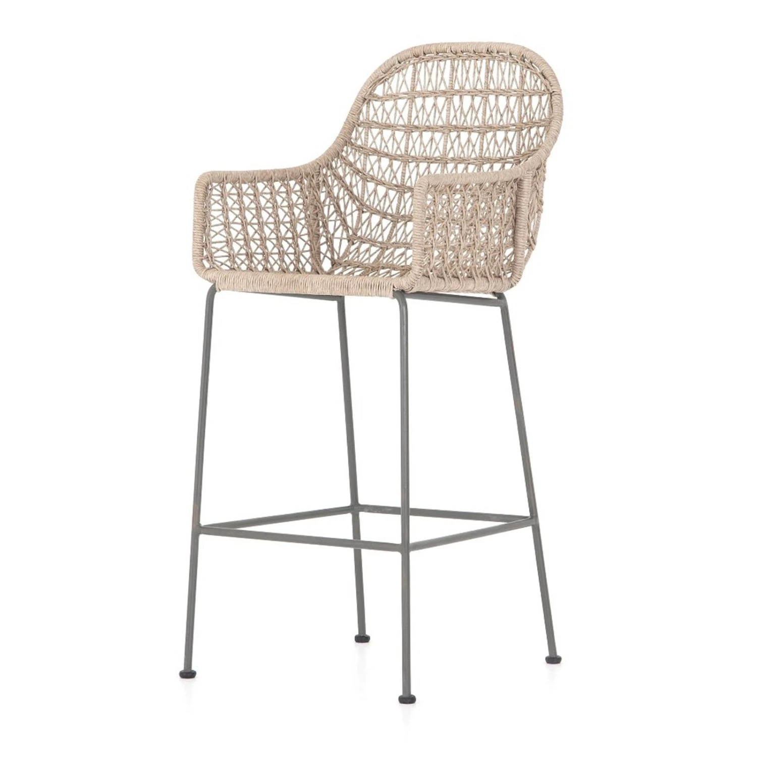 Four Hands Bandera Outdoor Woven Bar Stool 10 Four Hands Bandera Outdoor Woven Bar Stool - Image 10