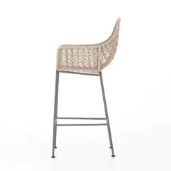 Four Hands Bandera Outdoor Woven Bar Stool 30 Four Hands Bandera Outdoor Woven Bar Stool -Grayson-Living JLAN 124B 3