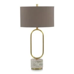 John Richard Golden Loop Table Lamp
