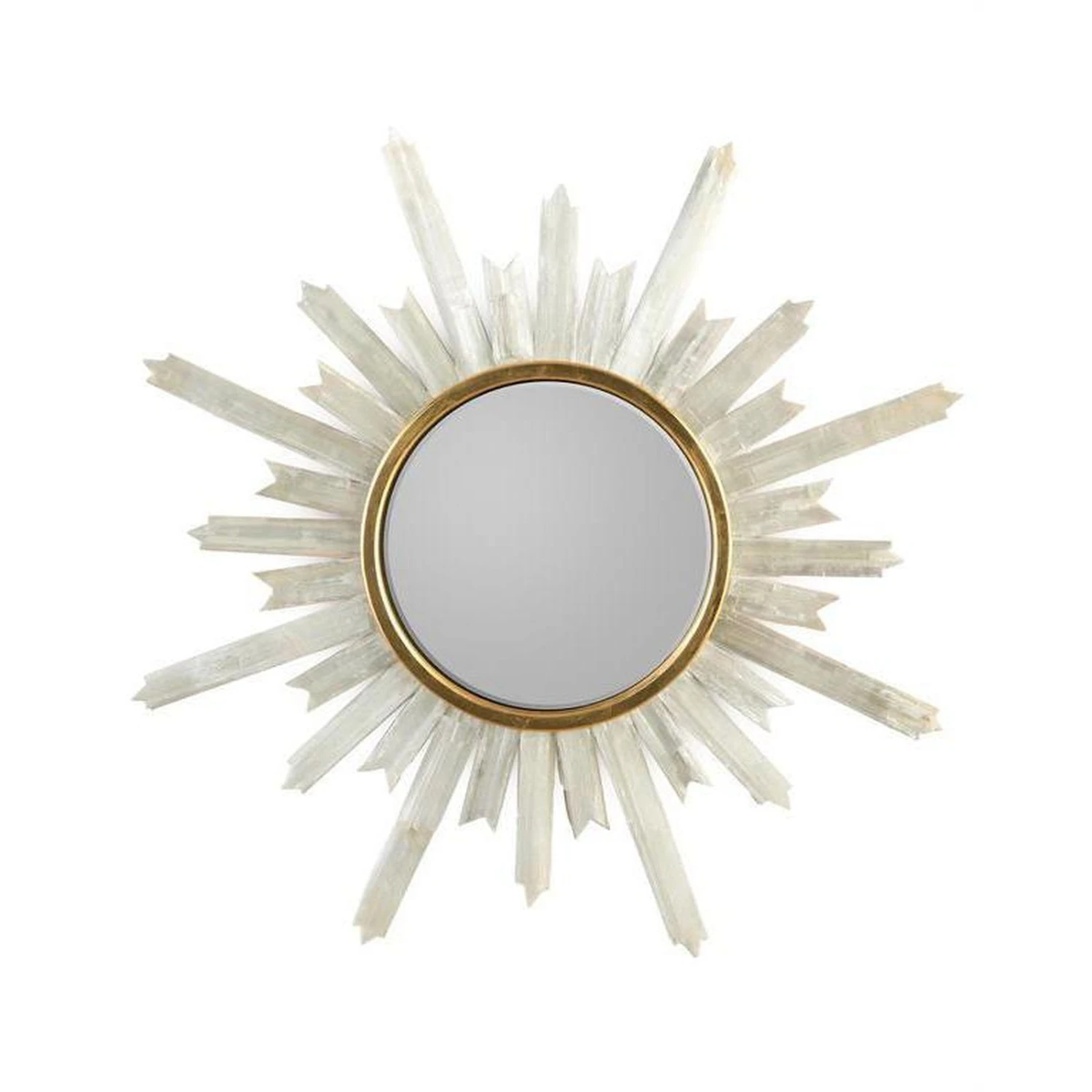 John Richard Selenite Starburst Mirror 1 John Richard Selenite Starburst Mirror