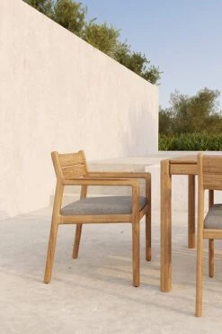 Ethnicraft Jack Outdoor Dining Chair 18 Ethnicraft Jack Outdoor Dining Chair -Grayson-Living Jack outdoor dining chair Mocha cushion Ethnicraft