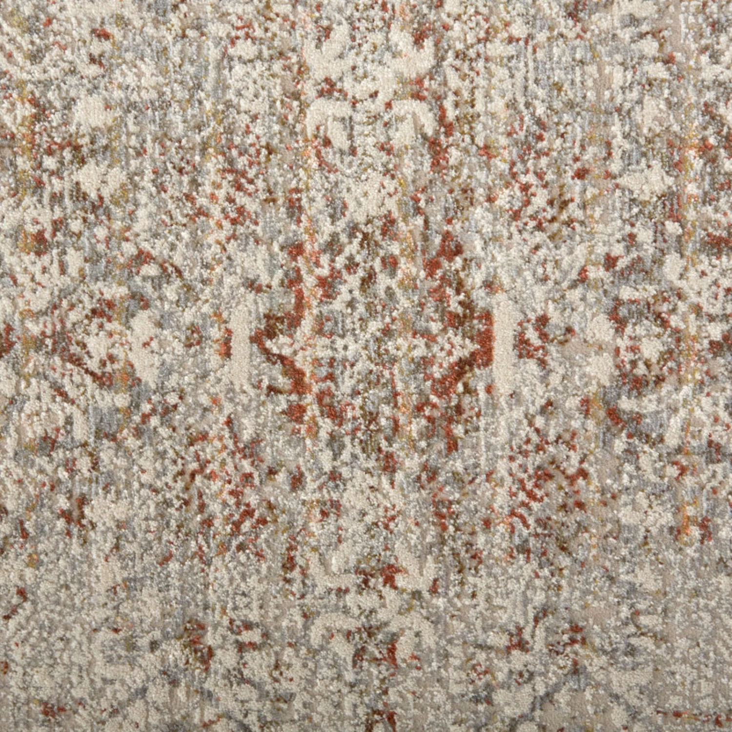 Feizy Kaia 39GKF Transitional Distressed In Tan/Ivory/Orange 5 Feizy Kaia 39GKF Transitional Distressed In Tan/Ivory/Orange - Image 5