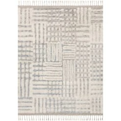 Loloi Khalid KF-01 Ivory / Sky Rug MDP
