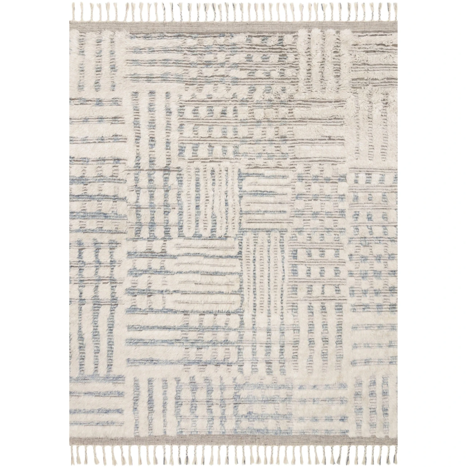 Loloi Khalid KF-01 Ivory / Sky Rug MDP 1 Loloi Khalid KF-01 Ivory / Sky Rug MDP