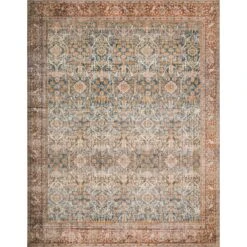 Loloi II Layla LAY-04 Ocean / Rust Rug DC10