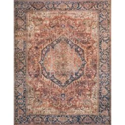 Loloi II Layla LAY-08 Red / Navy Rug DC10