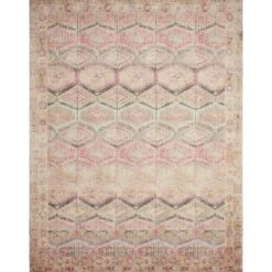 Loloi II Layla LAY-17 Pink / Lagoon Rug DC10