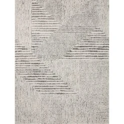 Loloi Levitt Shag LEV-02 Ivory / Grey Rug MDP