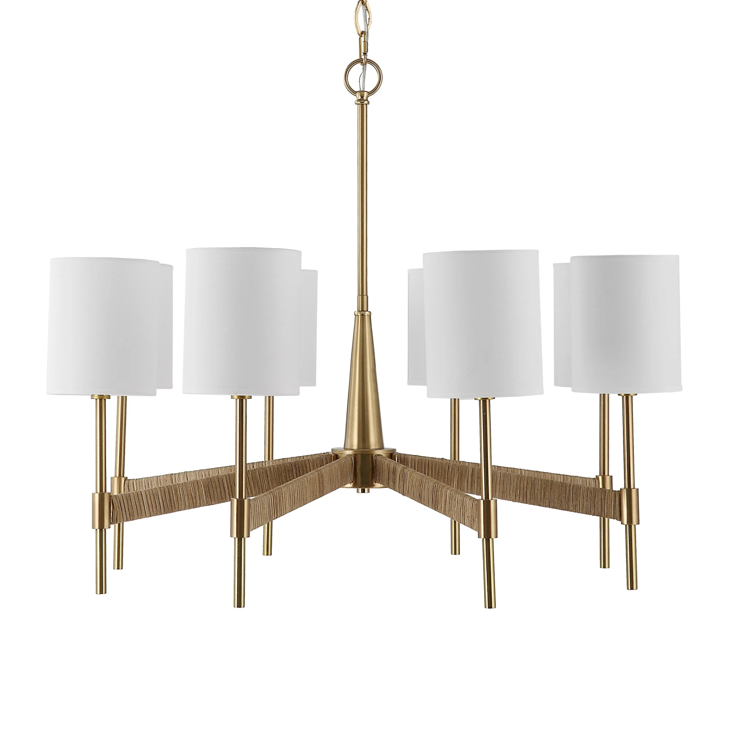 Uttermost Lautoka Rattan 8 Light Chandelier 3 Uttermost Lautoka Rattan 8 Light Chandelier - Image 3
