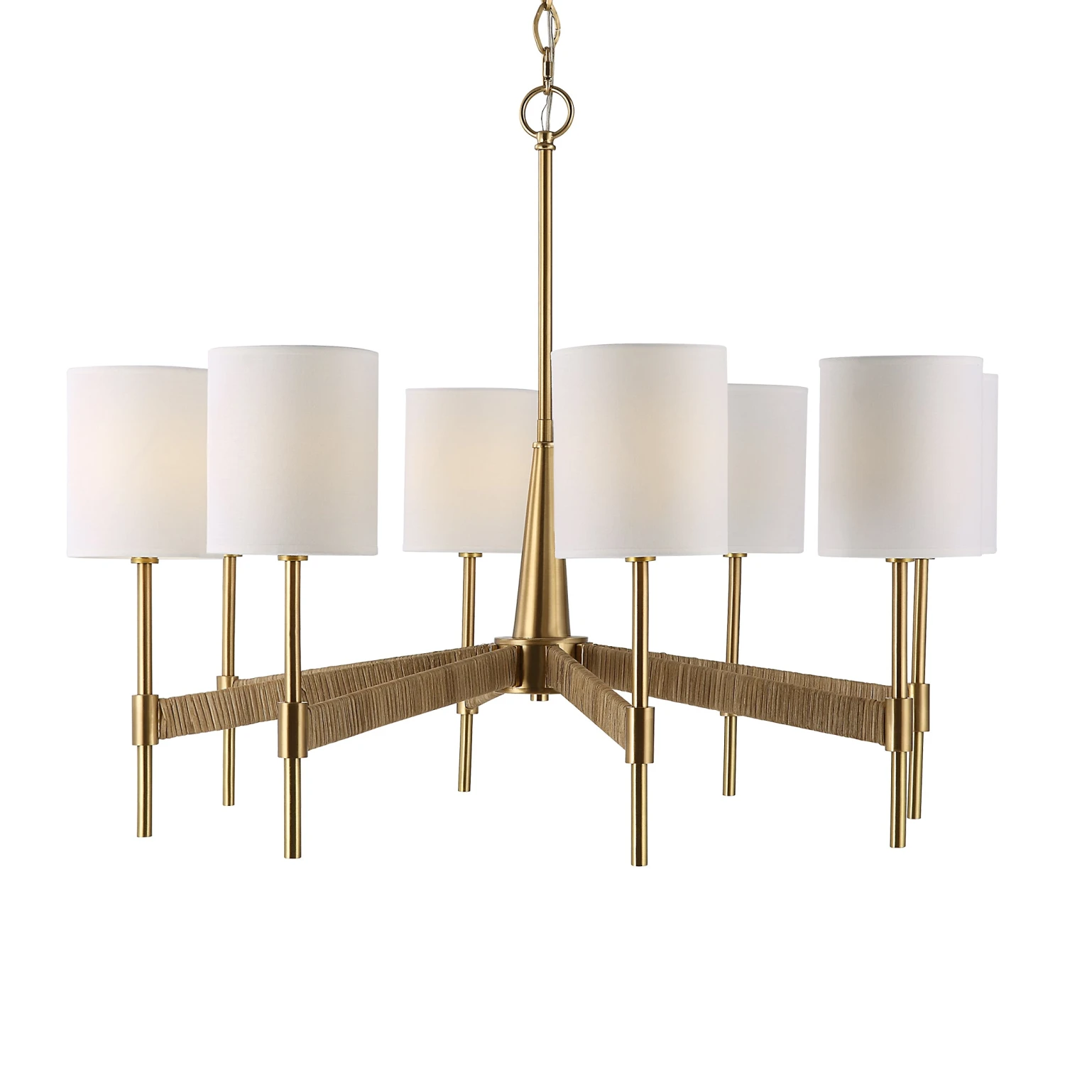 Uttermost Lautoka Rattan 8 Light Chandelier 9 Uttermost Lautoka Rattan 8 Light Chandelier - Image 9