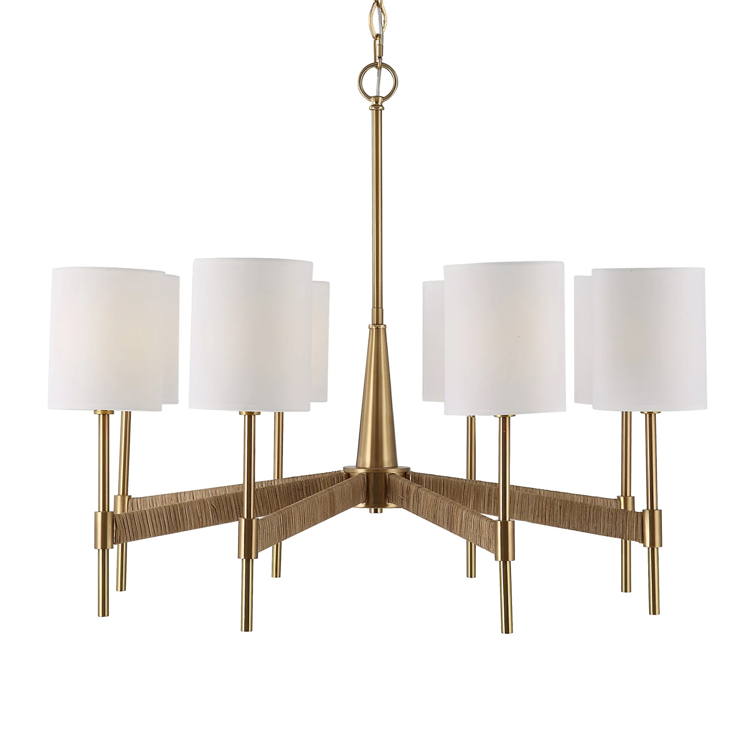 Uttermost Lautoka Rattan 8 Light Chandelier 1 Uttermost Lautoka Rattan 8 Light Chandelier