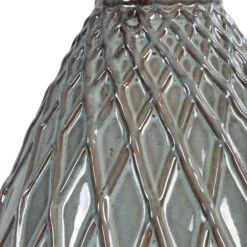 Modern Accents Textured Pattern Ceramic Table Lamp 12 Modern Accents Textured Pattern Ceramic Table Lamp -Grayson-Living LMP 13446 W26061 1 A3 DETAIL