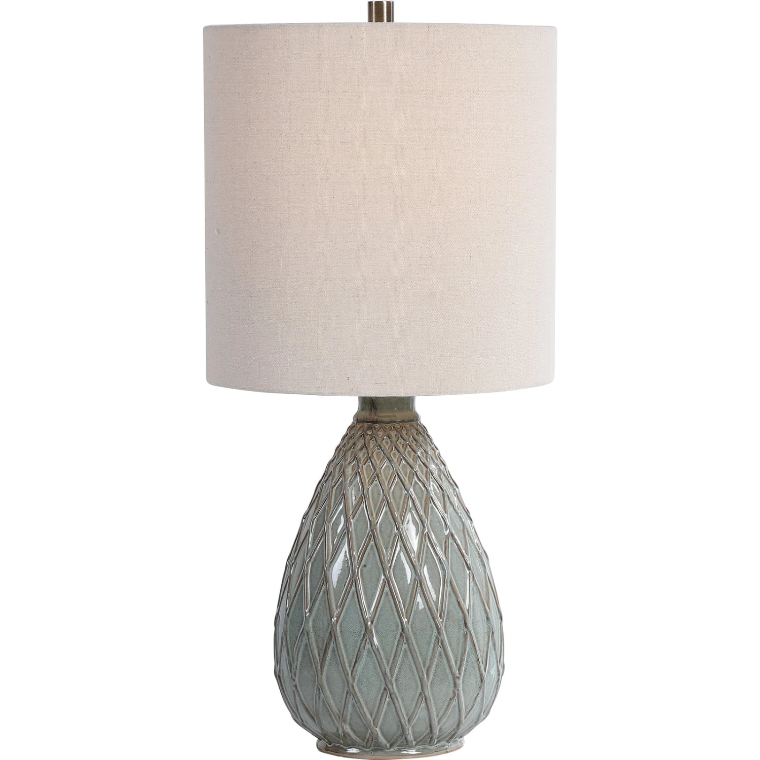 Modern Accents Textured Pattern Ceramic Table Lamp 1 Modern Accents Textured Pattern Ceramic Table Lamp