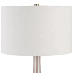 Uttermost Rosa Pink Glass Table Lamp 11 Uttermost Rosa Pink Glass Table Lamp -Grayson-Living LMP 14178 30144 A2 SHADE LIGHT OFF