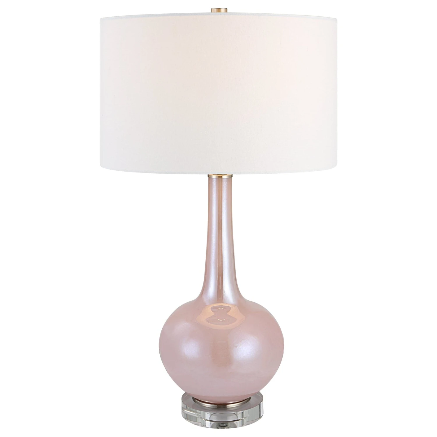 Uttermost Rosa Pink Glass Table Lamp 1 Uttermost Rosa Pink Glass Table Lamp