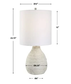 Modern Accents Textured Organic Shaped Porcelain Ceramic Table Lamp 11 Modern Accents Textured Organic Shaped Porcelain Ceramic Table Lamp -Grayson-Living LMP 14215 W26112 1 dims