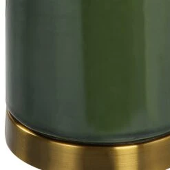 Modern Accents Metal Base Cylinder Ceramic Table Lamp -Grayson-Living LMP 14325 W26118 1 A6 DETAIL1