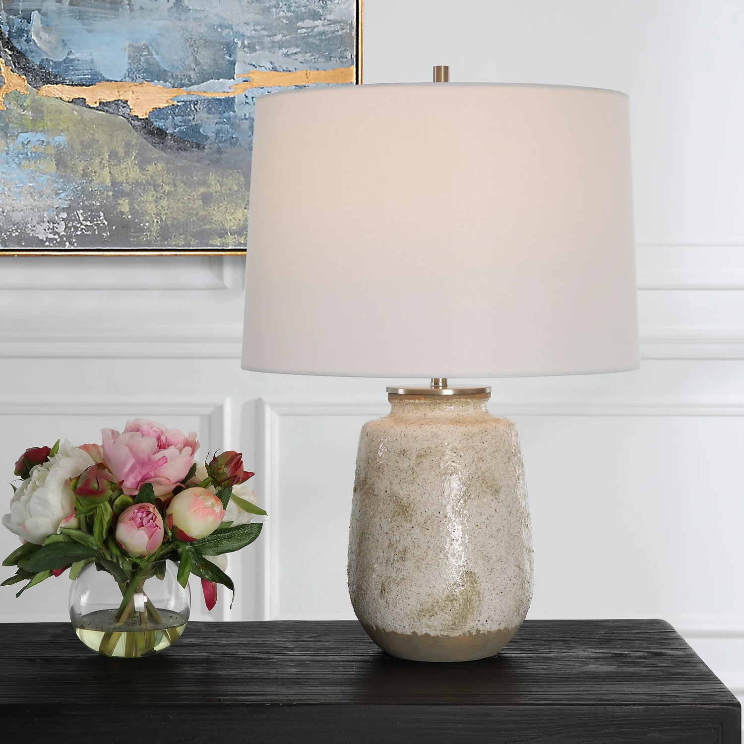 Uttermost Medan Taupe & Gray Table Lamp 2 Uttermost Medan Taupe & Gray Table Lamp - Image 2