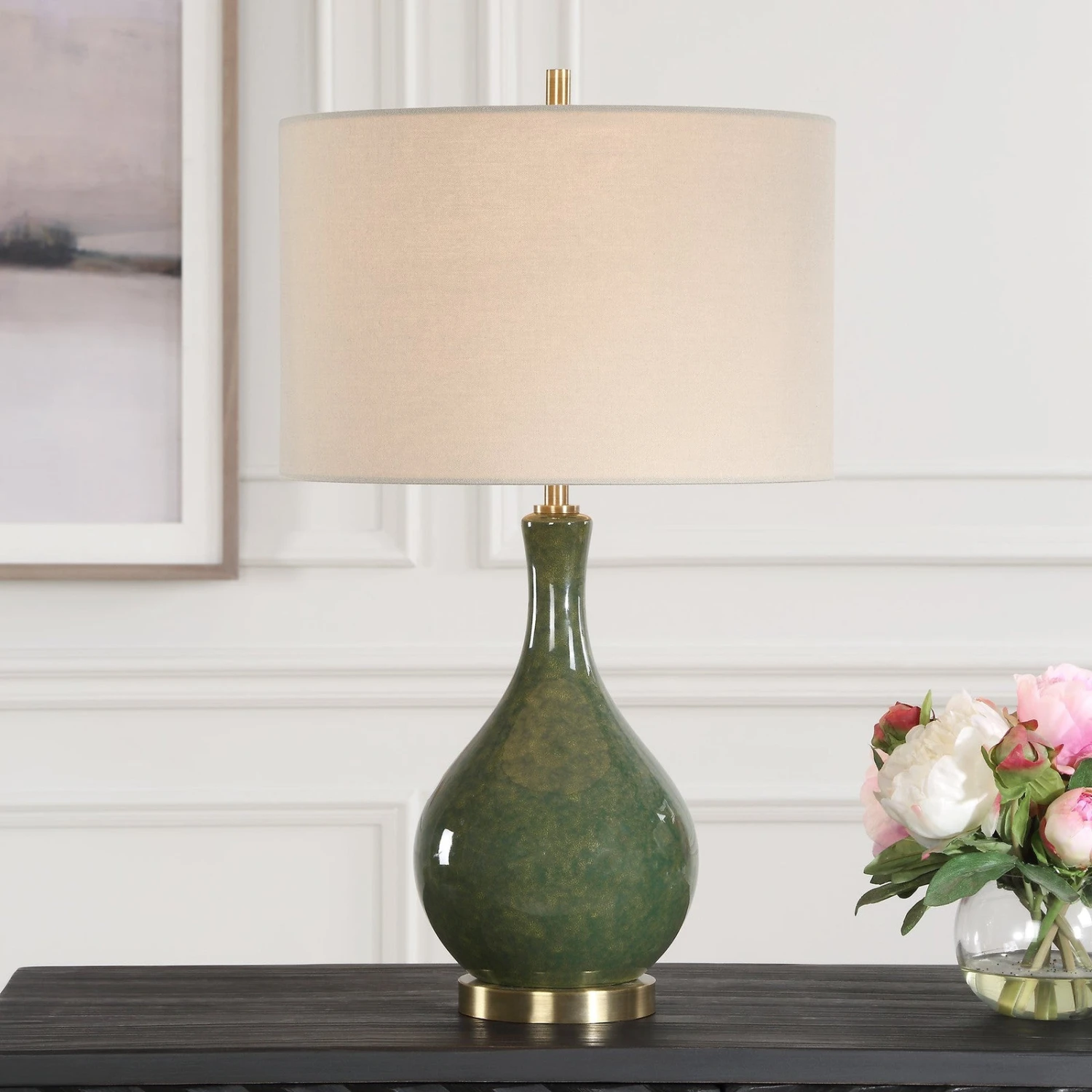Modern Accents Round Shade Table Lamp 2 Modern Accents Round Shade Table Lamp - Image 2