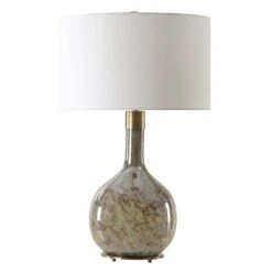 Uttermost Rhine Brown Glass Table Lamp -Grayson-Living LMP 14599 30349 1 A1 LIGHT OFF