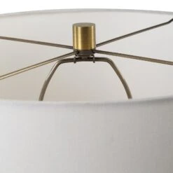 Uttermost Rhine Brown Glass Table Lamp -Grayson-Living LMP 14599 30349 1 A5 FINIAL